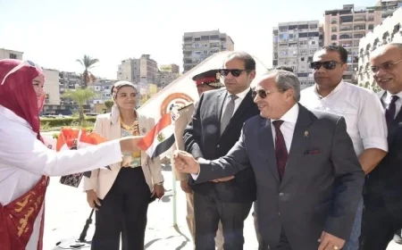 محافظ بورسعيد يحضر احتفالية كلية التربية بذكرى انتصارات أكتوبر الـ52