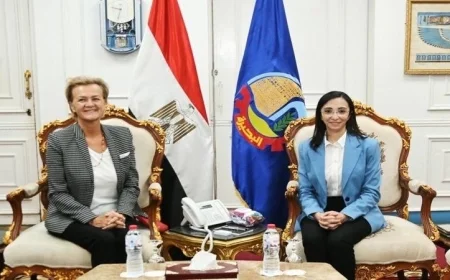 محافظة البحيرة تستضيف سفيرة الاتحاد الأوروبي لتعزيز التعاون المشترك