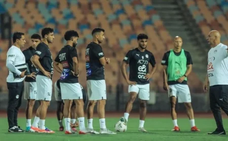 استعدادات قوية لمنتخب مصر قبل مواجهة جيبوتي في تصفيات كأس العالم