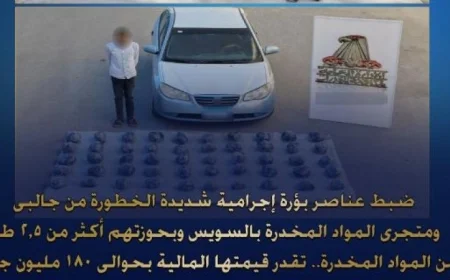 صور ضبط عناصر بؤرة إجرامية بحوزتهم 2.5 طن مخدرات بقيمة 180 مليون جنيه