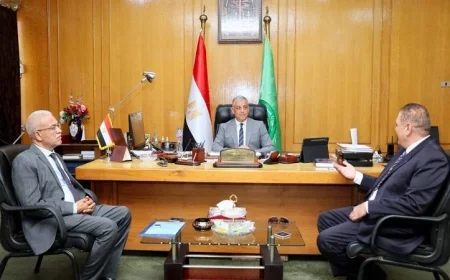 محافظ الإسماعيلية يلتقي برئيس ابدأ إديو الذراع التدريبي لوزارة العمل لتعزيز التعاون