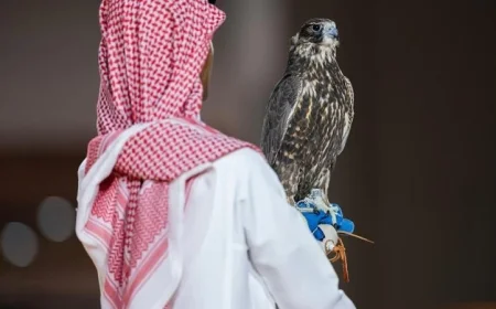 بيع صقرين نادرين من منغوليا بـ900 ألف ريال في معرض الصقور والصيد السعودي 2025