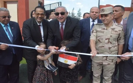 محافظ الغربية يفتتح مدرسة الشهيد محمد إبراهيم بكر بتكلفة 15.1 مليون جنيه لدعم التعليم والتنمية بالمحافظة