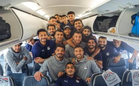مصر للطيران تنقل بعثة المنتخب الوطني من المغرب بعد التأهل إلى مونديال 2026