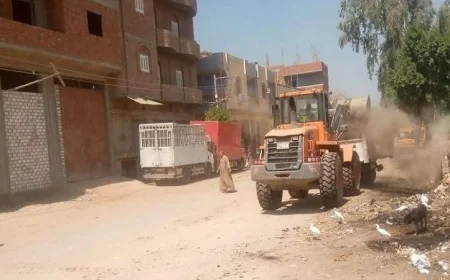 تعزيز جهود النظافة والتجميل وتحسين الخدمات في مراكز المنيا