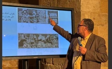 مؤسسة زاهي حواس تقدم محاضرة مميزة حول طريق حورس وأهميته في عبور أكتوبر