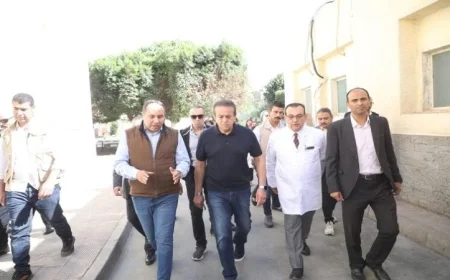 وزير الصحة يطلق أقسام ووحدات طبية حديثة في مستشفى مبرة مصر القديمة