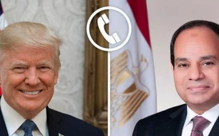 الرئيس السيسي يتصل بالرئيس الأمريكي دونالد ترامب في محادثة مهمة