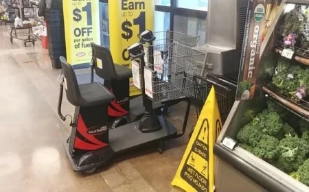 امرأة تشتهر بسرقة عربة من متجر من أجل الوصول في الوقت المناسب لموعد الطبيب