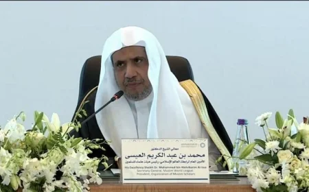 رابطة العالم الإسلامي ترحب باتفاق تاريخي لبدء وقف إطلاق النار في غزة