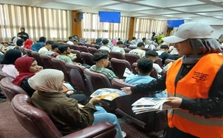 انت أقوى من المخدرات حملة توعوية شاملة لطلبة جامعة المنيا حول مخاطر الإدمان