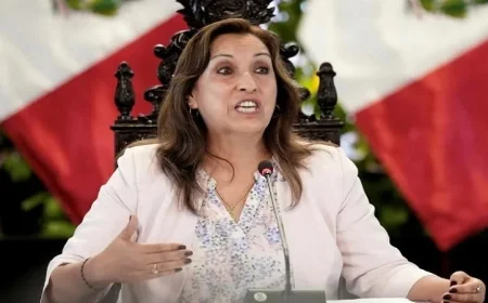 البرلمان البيروفي يبدأ إجراءات عزل الرئيسة دينا بولوارتي