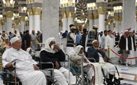 خدمات متميزة لذوي الإعاقة وكبار السن في المسجد النبوي بفضل العناية بالحرمين