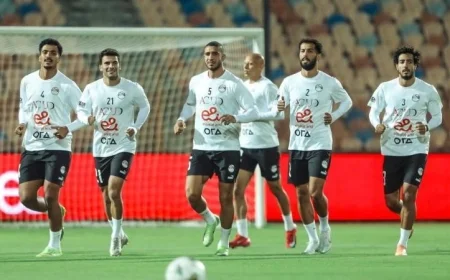 منتخب مصر يعزز استعداداته لمواجهة غينيا بيساو في استاد القاهرة