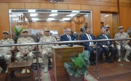 محافظ الغربية وقائد الدفاع الشعبي يرصدان تجارب حيوية لأزمات افتراضية لمواجهة التحديات