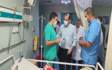 نائب وزير الصحة يزور مستشفى الأحرار التعليمي في الشرقية لتعزيز الخدمات الصحية