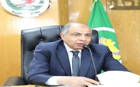 محافظ المنيا يزور محطة مياه دير البرشا ويؤكد على ضرورة إنهائها بسرعة