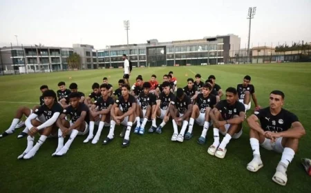 منتخب الشباب مواليد 2007 يواصل تدريباته في مركز إعداد المنتخبات الوطنية لتعزيز الاستعدادات المقبلة