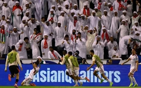 الأبيض يخطو نحو الحلم الإمارات تحقق انتصارا مثيرا على عمان وتزيد المنافسة للتأهل لمونديال 2026