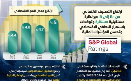تحسن التصنيف الائتماني يعزز الثقة في الاقتصاد المصري وفق وزارة الوزراء