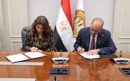 وزير العمل يوقع بروتوكول تعاون مع الجامعة المصرية الصينية لتعزيز برامج التدريب المهني