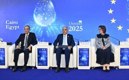 سويلم يتواجد في جلسة منتدى الاستثمار المصري الأوروبي لتعزيز التعاون الاقتصادي