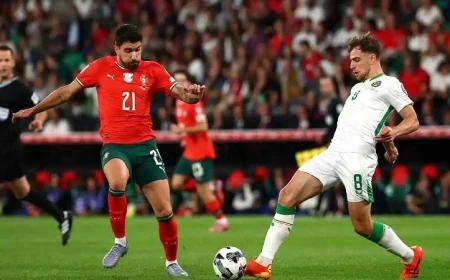 البرتغال تحجز مقعدها في مونديال 2026 بعد انتصار مثير على أيرلندا