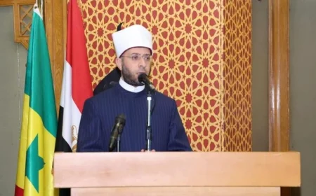 تهنئة الأوقاف للرئيس السيسي بعد إعادة انتخاب مصر رئيسًا لمنظمة العمل العربية