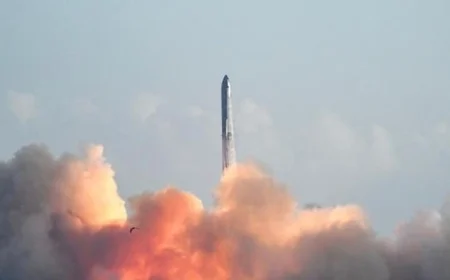 سبيس إكس تحقق نجاحًا مبهراً بإطلاق صاروخ ستارشيب العملاق بقيادة إيلون ماسك