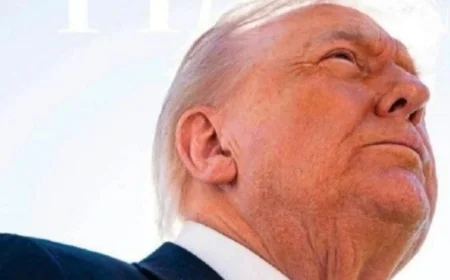 غلاف مجلة تايم يثير غضب ترامب بصورة شعر مختفي وتاج صغير عائم