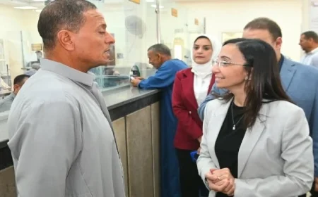 محافظ البحيرة يقوم بزيارة ميدانية لمشروعات خدمية جديدة في قرية الأبعادية بدمنهور