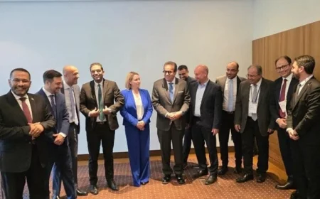 وزير الصحة يناقش التعاون مع الرئيس التنفيذي لمعهد WifOR الألماني في قمة الصحة ببرلين