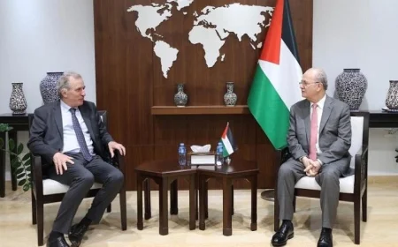 فلسطين والاتحاد الأوروبي يتناولان مستقبل غزة بعد اتفاق وقف إطلاق النار