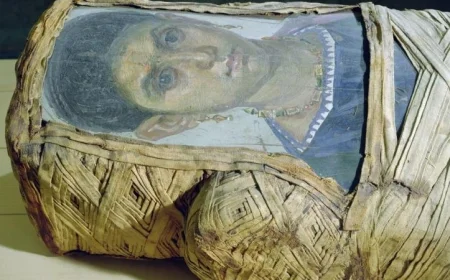بيع لوحة مومياء مصنوعة من الكتان في مزاد نيويورك العالمي