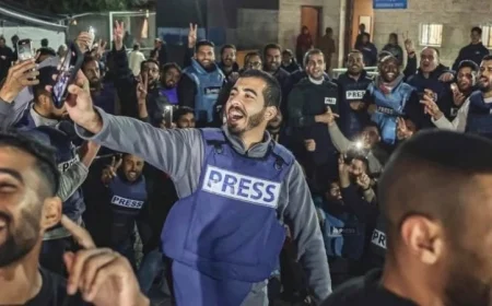 استشهاد الصحفي الفلسطيني صالح الجعفراوي في غزة برصاص جهة مسلحة خارجة عن القانون