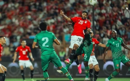 منتخب مصر يحقق فوزاً ساحقاً على غينيا بيساو وينهي تصفيات المونديال دون هزيمة