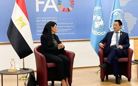 المشاط تعزز العلاقات المشتركة مع مدير عام الفاو في لقاء هام