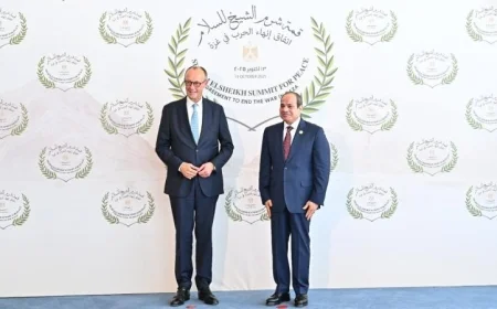 الرئيس السيسي يؤكد التزامه بتعزيز وتطوير العلاقات المصرية الألمانية