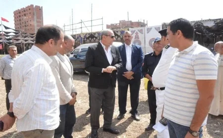 محافظ الغربية يرحب بالزوار في احتفالات المولد الأحمدي