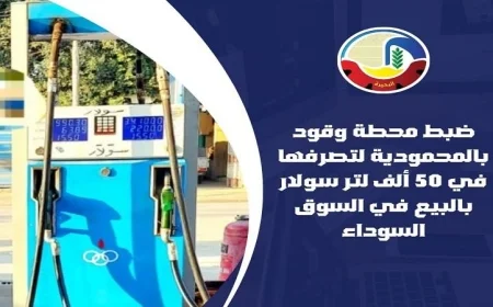 محطة وقود في المحمودية تفاجئ السلطات ببيع 50 ألف لتر من السولار في السوق السوداء