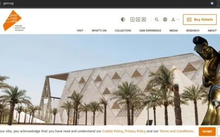 وزارة السياحة والآثار تعلن عن إطلاق الموقع الرسمي للمتحف المصري الكبير لتعزيز التجربة الثقافية