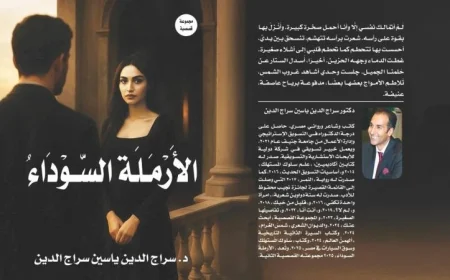 غداً السبت حفل توقيع لمجموعة د سراج الدين ياسين القصصية الأرملة السوداء في حدث أدبي مميز