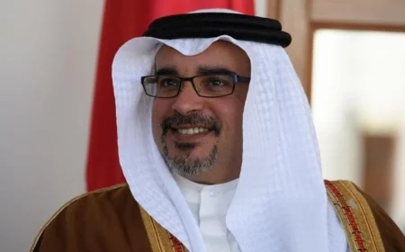 ولي عهد البحرين يؤكد أن اتفاق إنهاء الحرب في غزة يفتح أبواب السلام في الشرق الأوسط