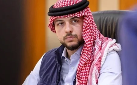 ولي العهد الأردني يثني على اعتراف بريطانيا بفلسطين كدولة مستقلة