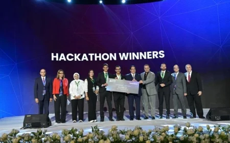 كلية الزراعة تحقق إنجازاً عظيماً بالفوز بالمركزين الأول والثاني في هاكاثون جامعة القاهرة