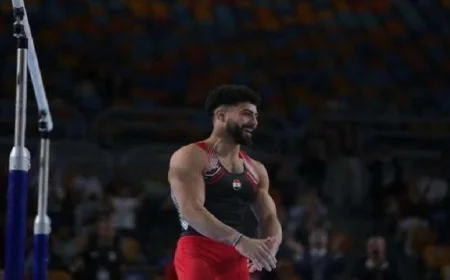 منتخب مصر للجمباز يصل إلى جاكرتا للمنافسة في بطولة العالم 2023