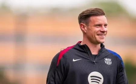 تير شتيجن يؤكد ولاءه لبرشلونة ويدعم استمراريته مع الفريق