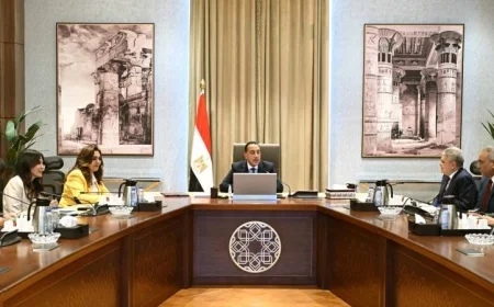 رئيس الوزراء يشرف على تقدم مشروع تطوير بحيرة البردويل وتحسين كفاءتها