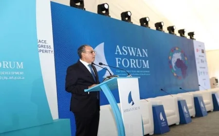 محافظ أسوان يفتتح منتدى أسوان للسلام والتنمية المستدامة ويعزز جهود التعاون الدولي