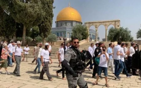 9820 مستوطنا يقتحمون المسجد الأقصى في موسم الأعياد اليهودية بمحافظة القدس